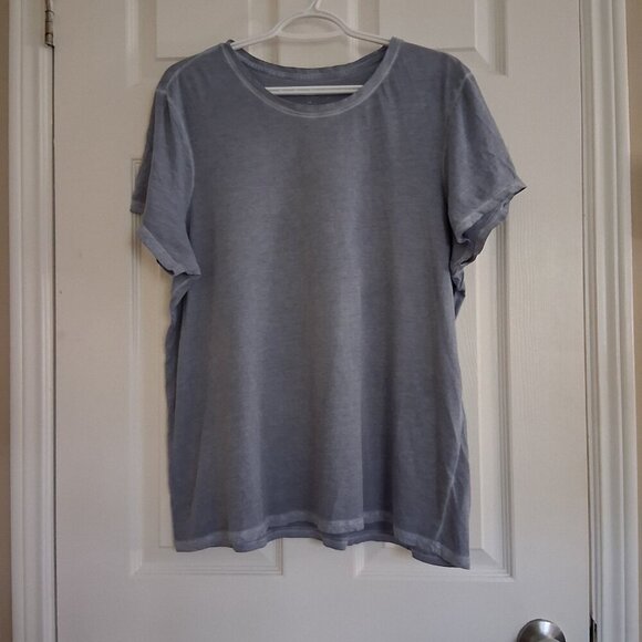 Peruvian Connection Women's XL Light Blue Pima Cotton Tee - Picture 2 of 10